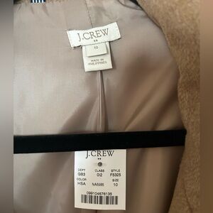 Brand new j crew peacoat with tags